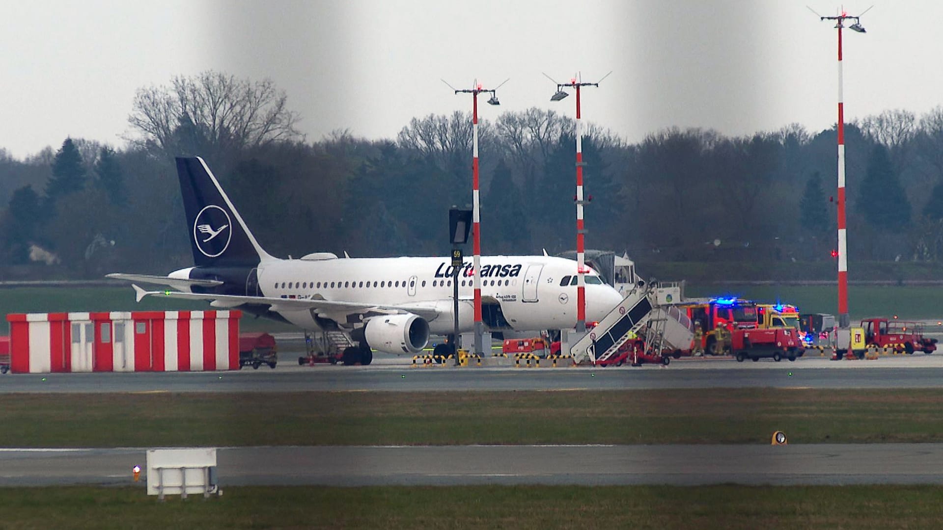 Zwischengelandeter Airbus Zwischengelandeter Airbus