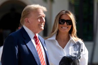 Melania Trump begleitete erstmals ihren Mann Donald Trump bei einer Wahlkampfveranstaltung