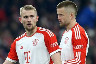 Eric Dier (r.) und Matthijs de Ligt: Die beiden bilden momentan ein harmonierendes Abwehrduo beim FC Bayern.