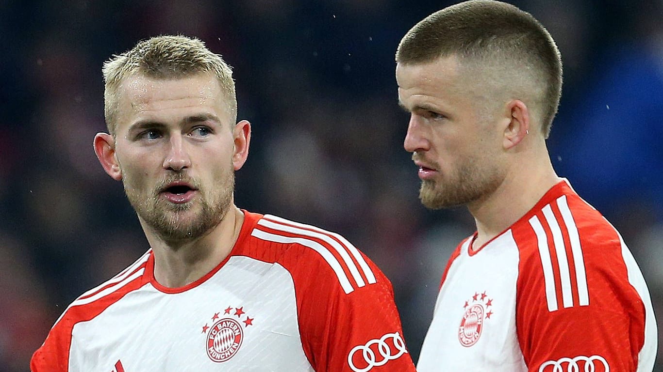Eric Dier (r.) und Matthijs de Ligt: Die beiden bilden momentan ein harmonierendes Abwehrduo beim FC Bayern.