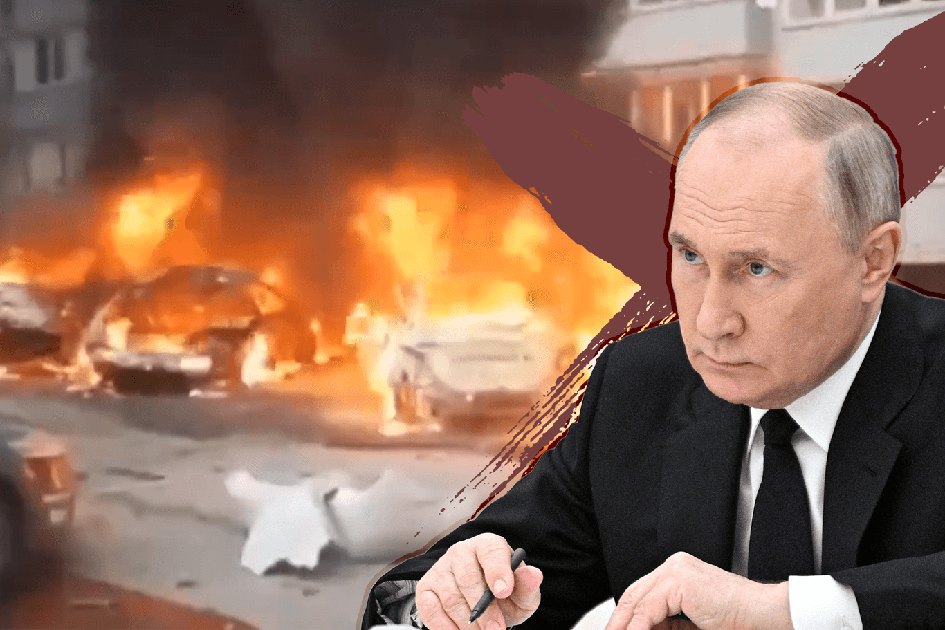 Wladimir Putin: Der Kreml-Chef steht nach den Angriffen von Milizen auf russische Ortschaften unter Druck.