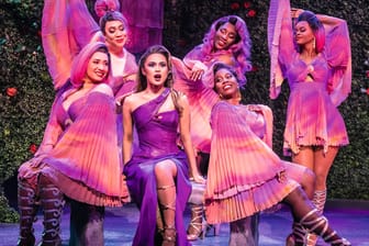 Die fünf Musen aus dem "Hercules"-Musical: Sie sind die heimlichen Hauptdarstellerinnen und Publikumslieblinge.