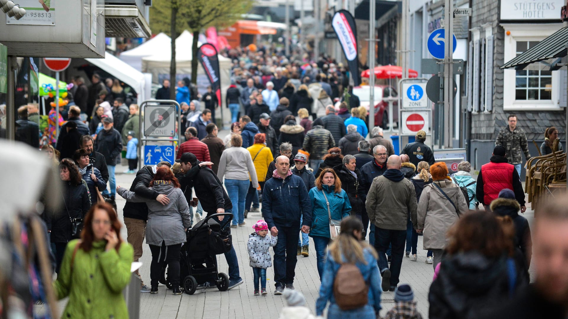 Fußgängerzone: Der April bringt wieder mehrere Neuerungen.