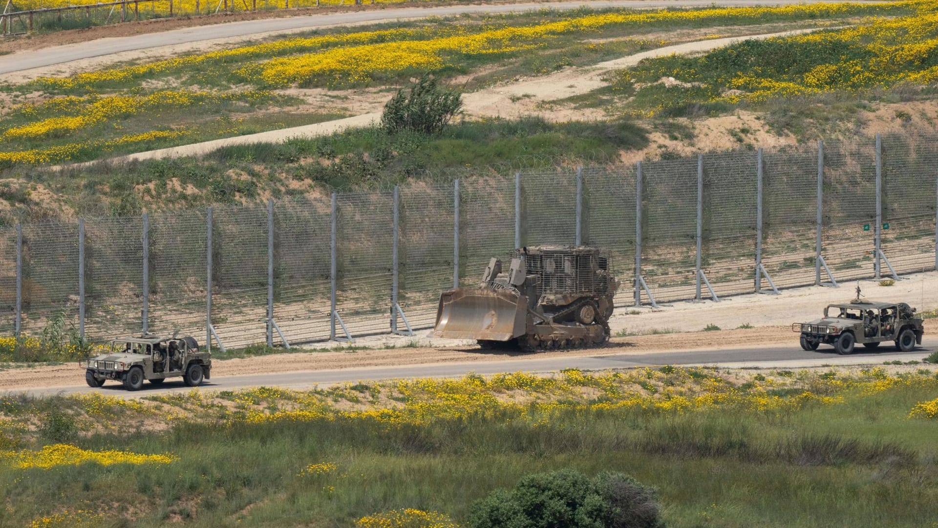Nahostkonflikt - Grenze zwischen Israel und Gaza Nahostkonflikt - Grenze zwischen Israel und Gaza