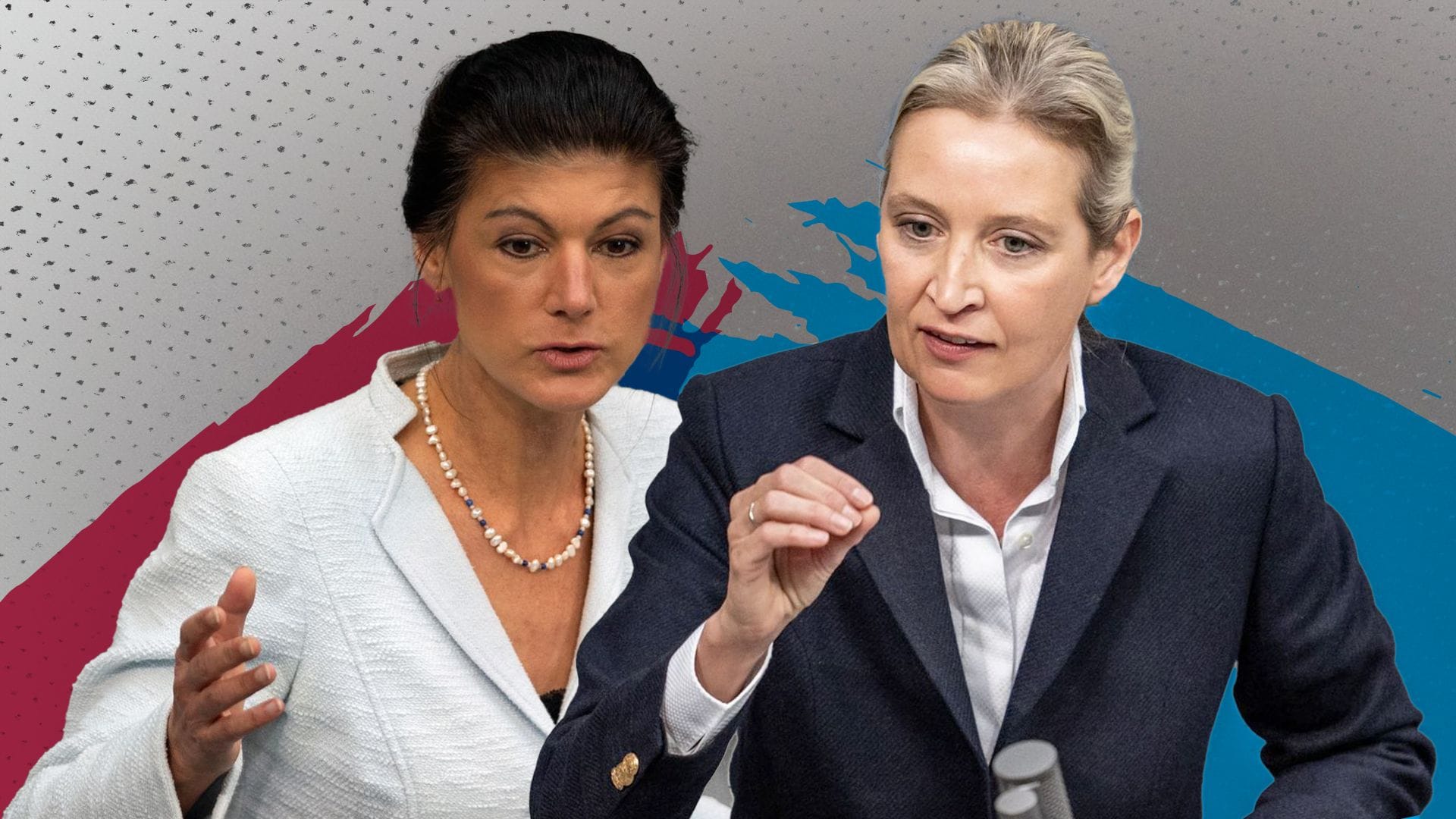 Sahra Wagenknecht, Alice Weidel: ähnliche Themen, ähnliche Wähler?