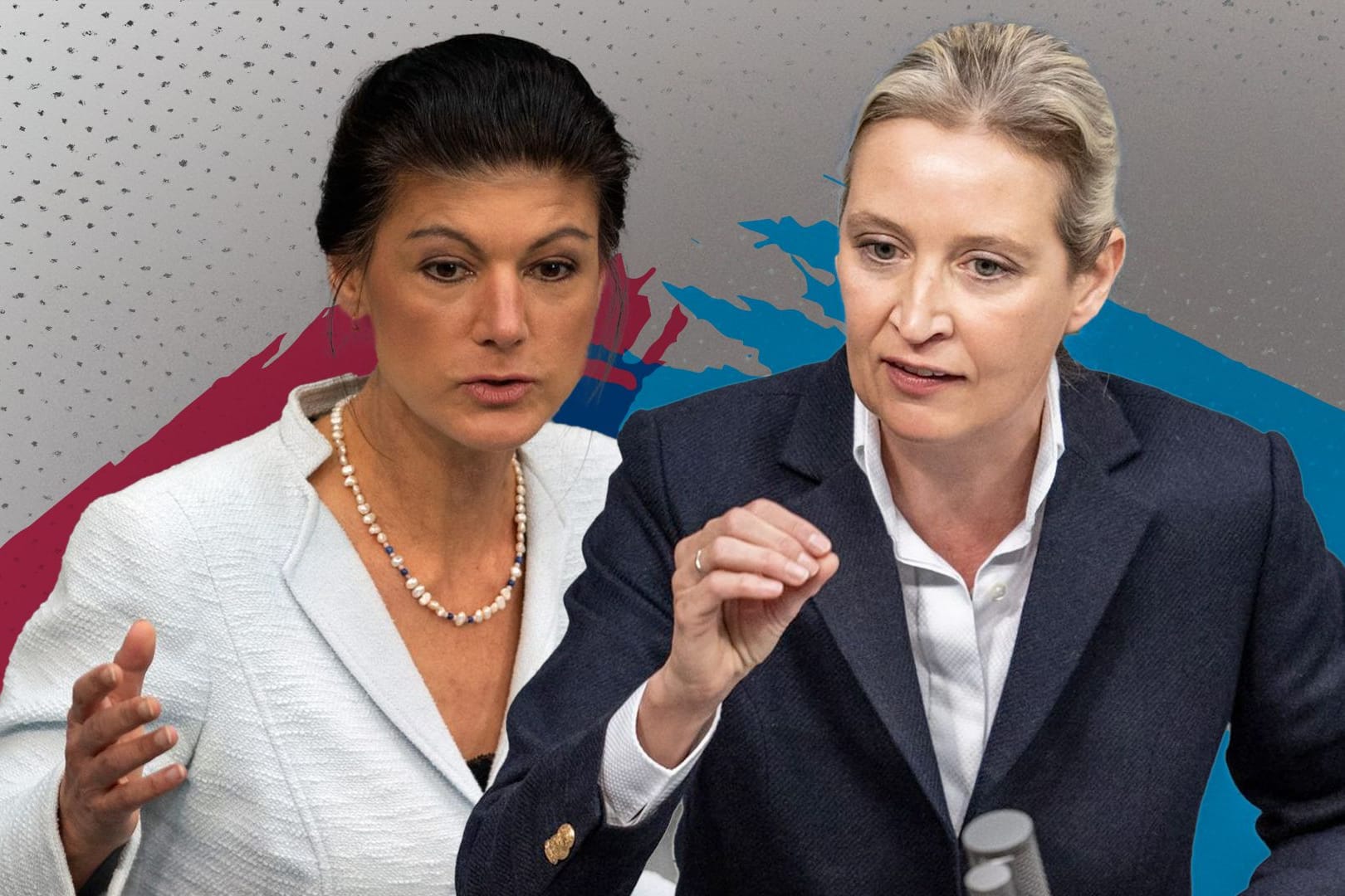 Sahra Wagenknecht, Alice Weidel: ähnliche Themen, ähnliche Wähler?