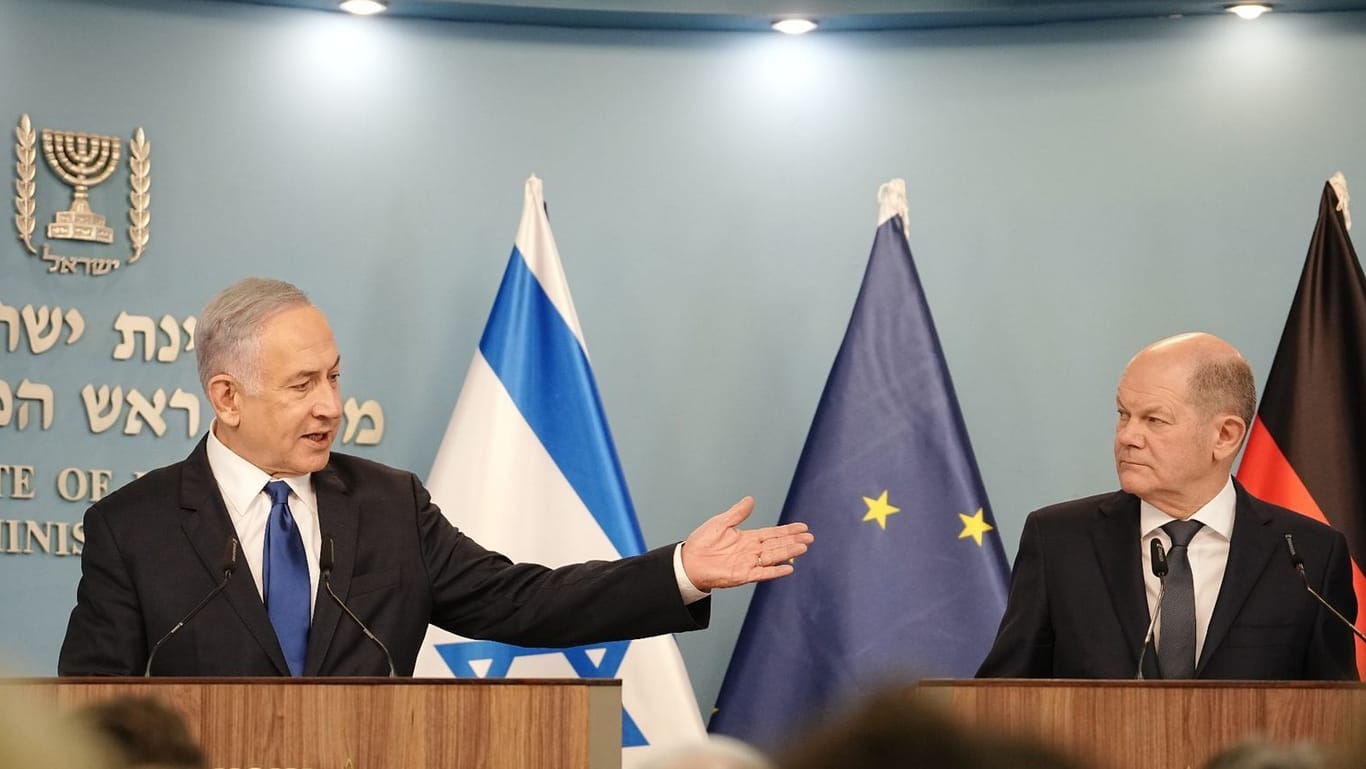 Netanjahu und Scholz