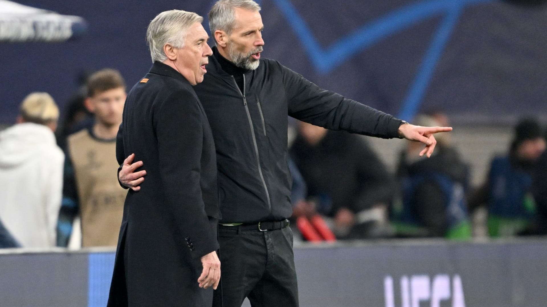 Carlo Ancelotti und Marco Rose