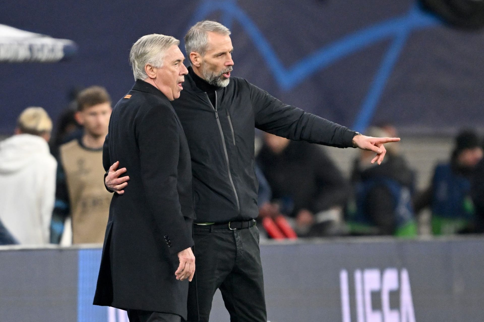 Carlo Ancelotti und Marco Rose