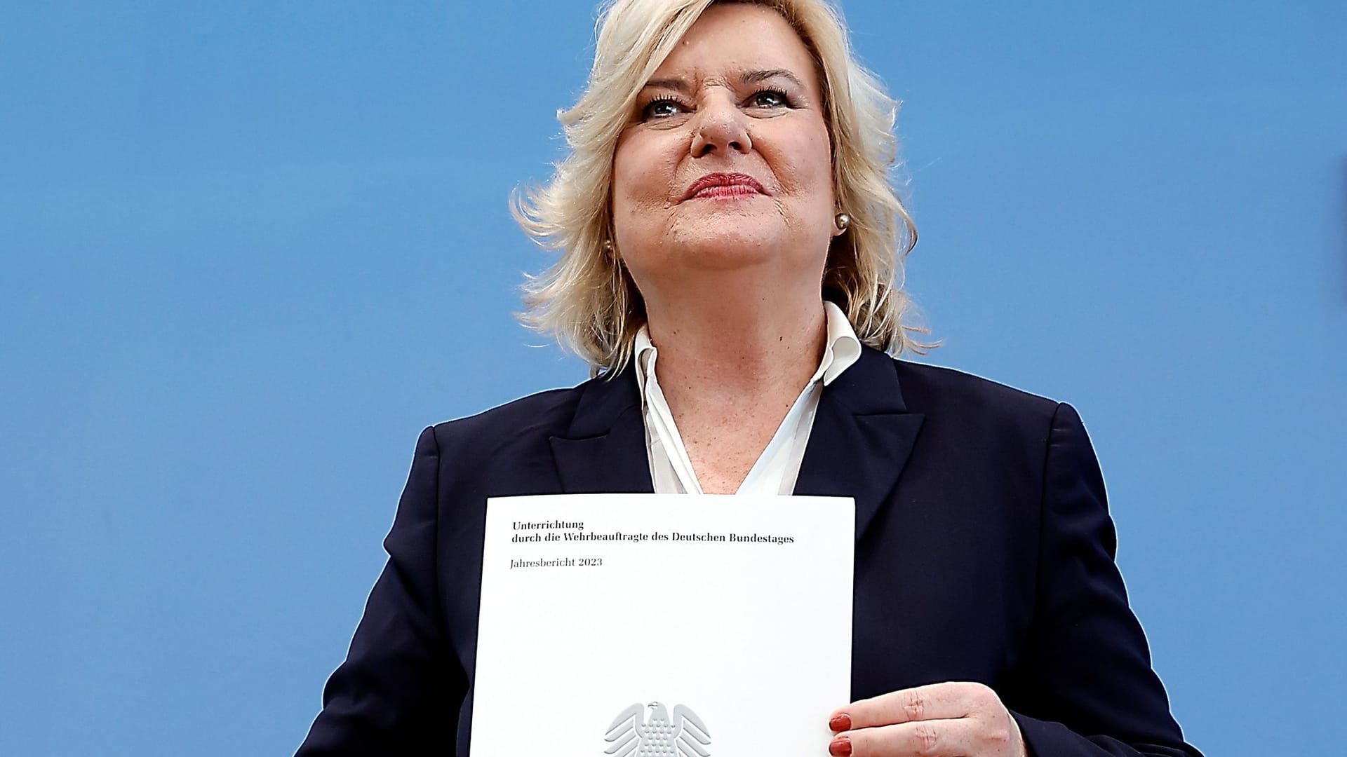 Vorstellung des Jahresberichtes 2023 mit der Wehrbeauftragten Vorstellung des Jahresberichtes 2023 mit der Wehrbeauftragten