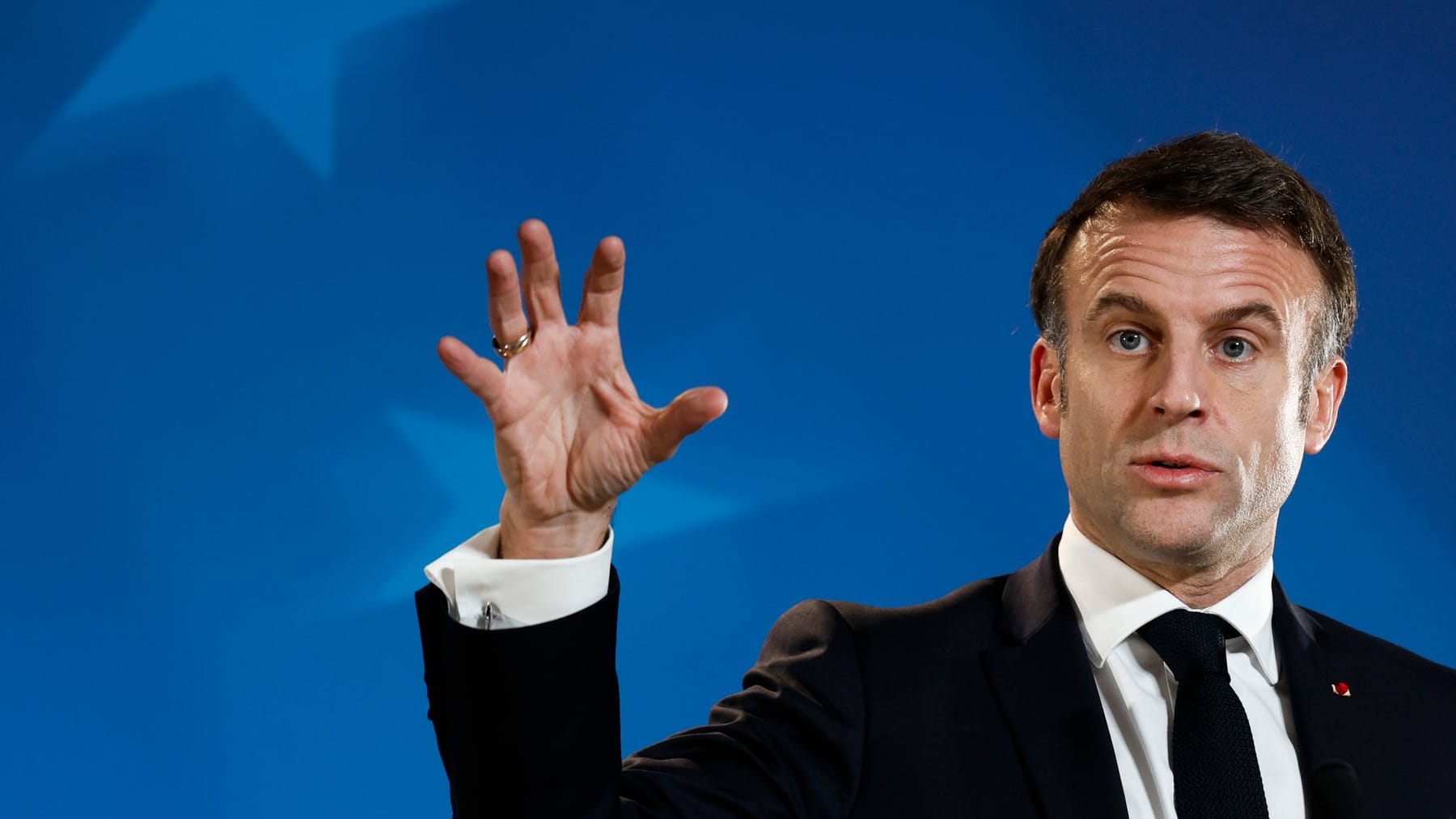 Frankreich Emmanuel Macron schließt eigene Truppen in der Ukraine