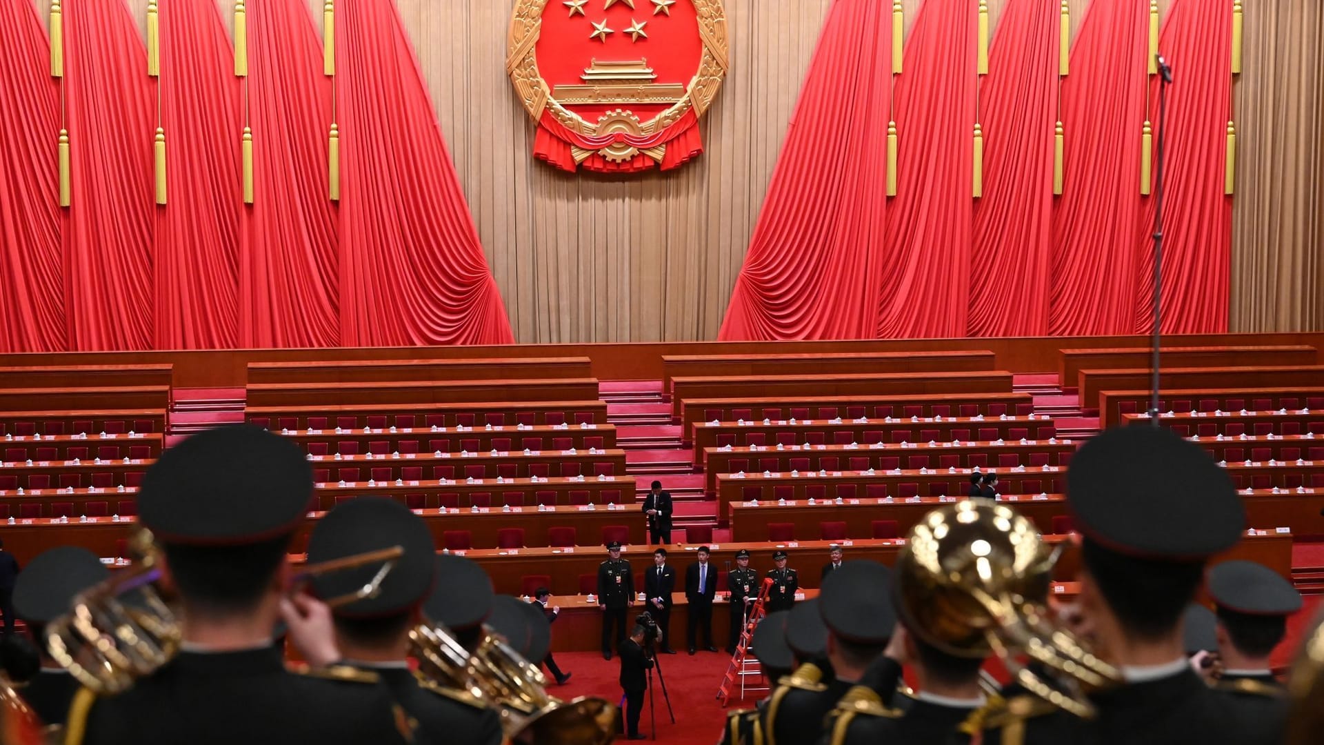 Ende des chinesischen Volkskongresses Ende des chinesischen Volkskongresses