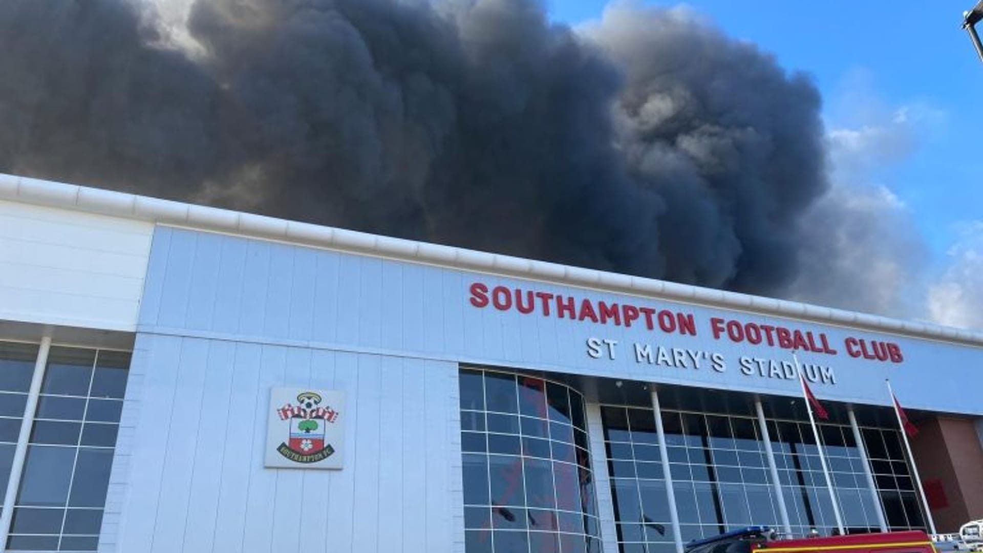 Großbrand in Southampton