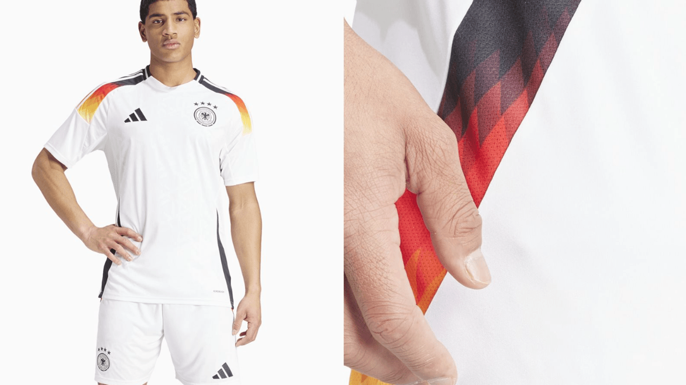 Fast komplett in Weiß: So soll das neue DFB-Trikot aussehen.