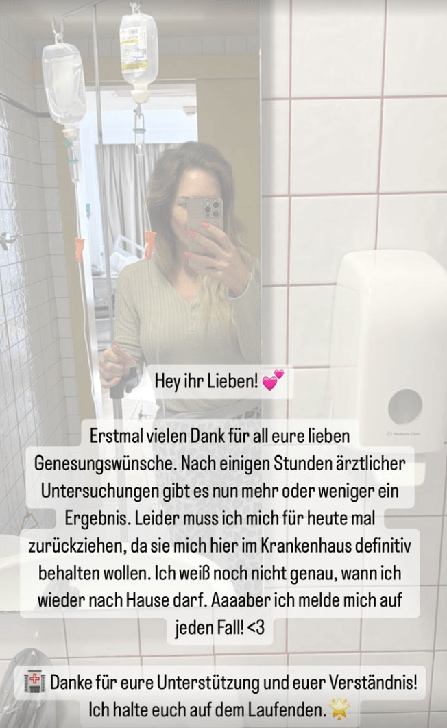 Diesen Beitrag veröffentlichte Daniela Büchner in ihrer Instagram-Story.