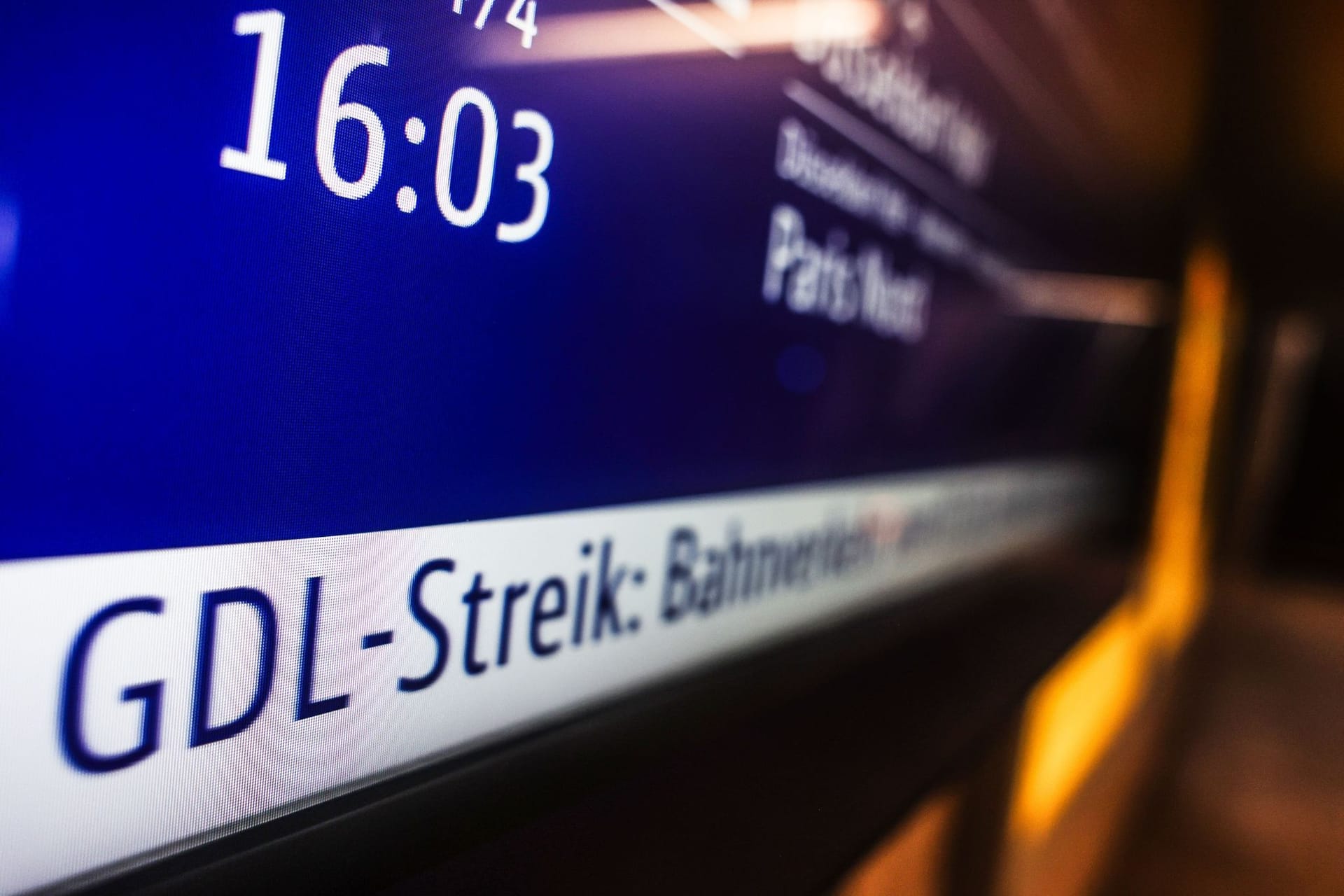 GDL-Streik bei der Bahn