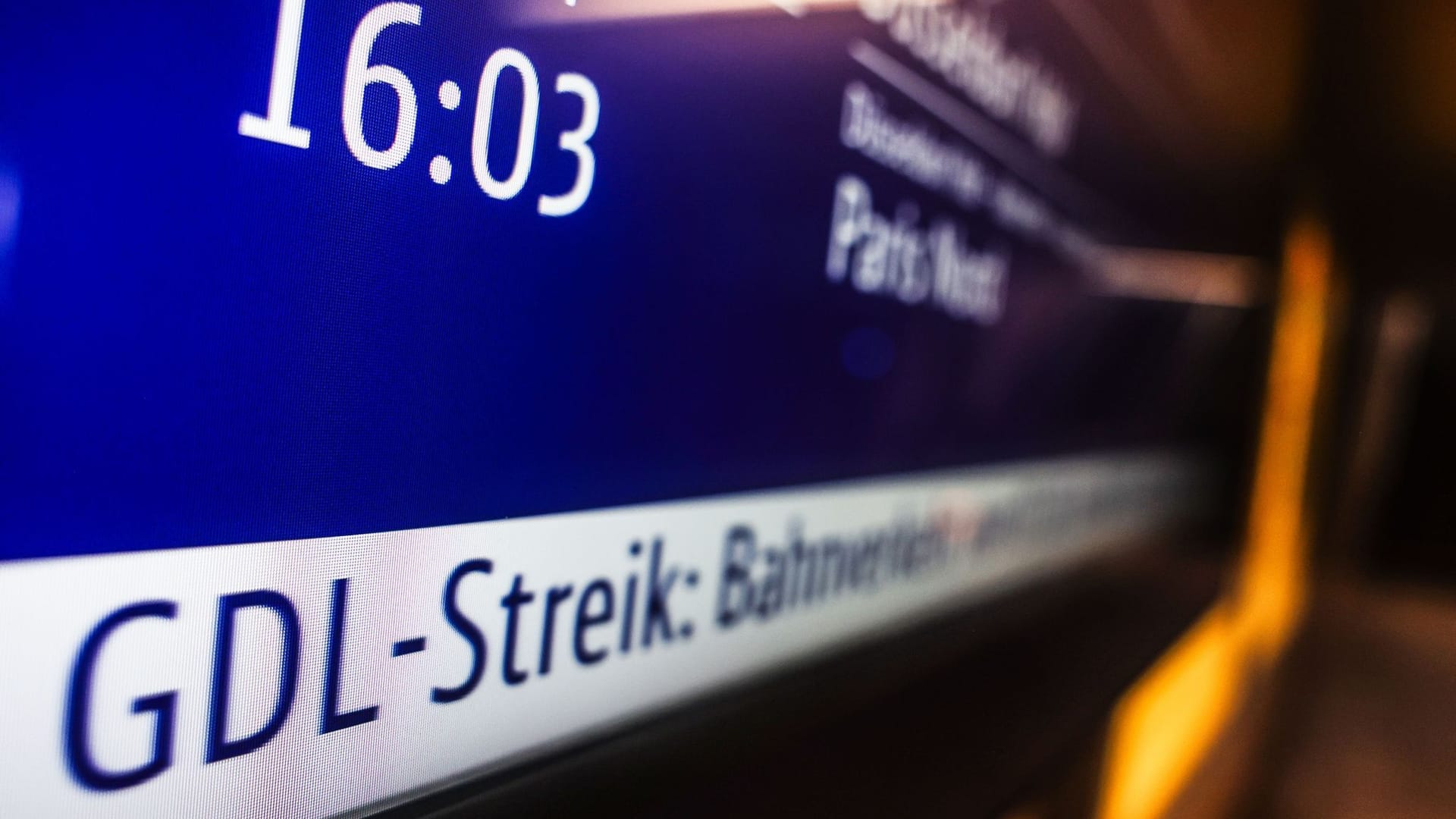 GDL-Streik bei der Bahn