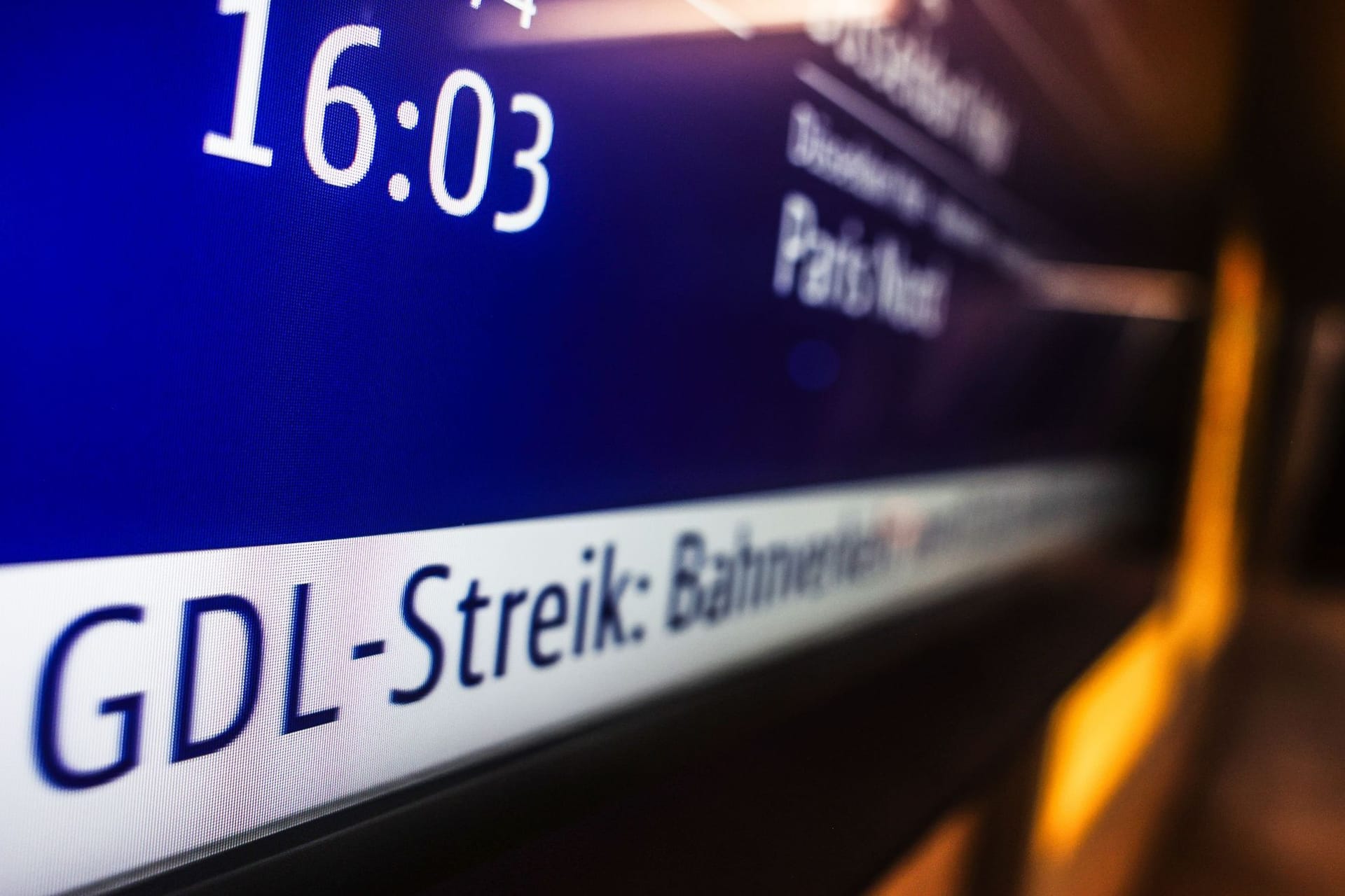 GDL-Streik bei der Bahn