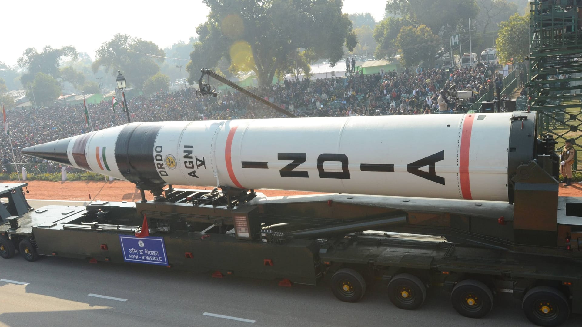 Die indische Agni-5-Rakete: Das hoch entwickelte MIRV-System der Rakete steigt das Zerstörungspotenzial um ein Vielfaches.