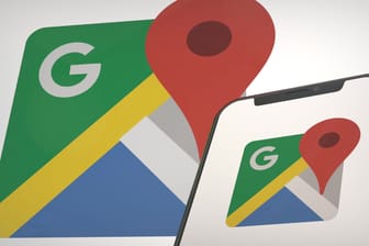 GPS-Anzeige in Google Maps: Das Programm kann Koordinaten im Bogenmaß oder Dezimalgrad anzeigen und verarbeiten.