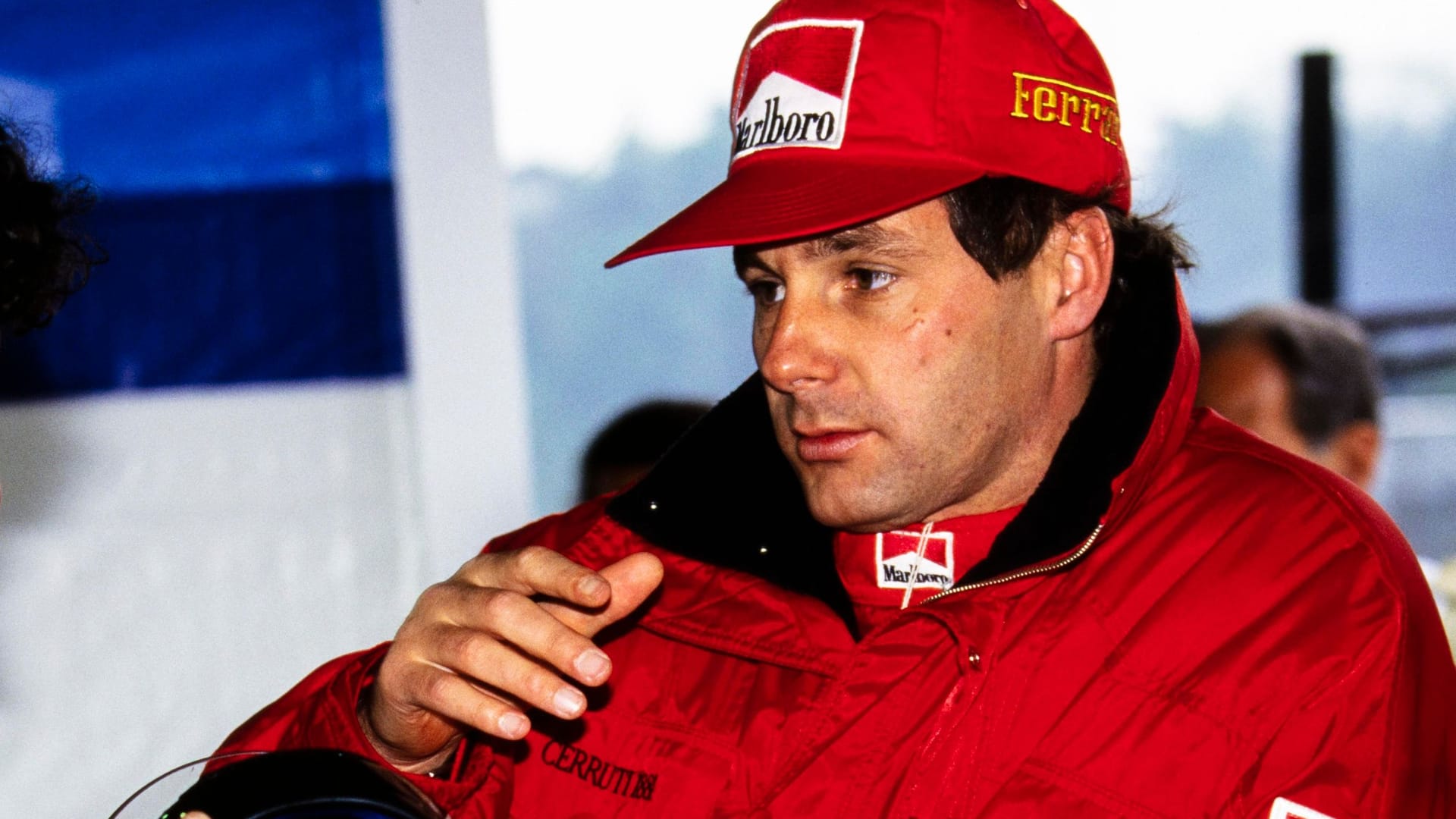 Gerhard Berger: Der frühere Formel-1-Pilot im April 1995 in Imola.