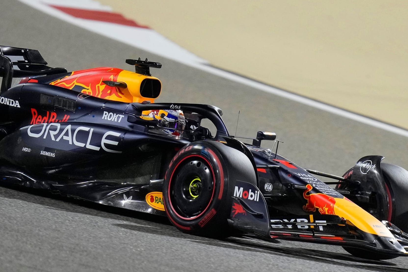 Vorneweg: Max Verstappen in Bahrain.