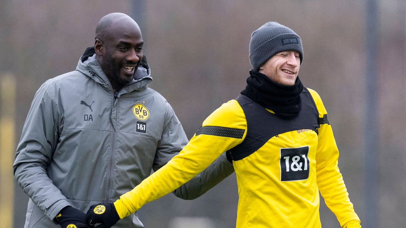 Otto Addo und Marco Reus: Sie kennen sich aus gemeinsamer Zeit in Dortmund.