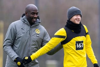 Otto Addo und Marco Reus: Sie kennen sich aus gemeinsamer Zeit in Dortmund.