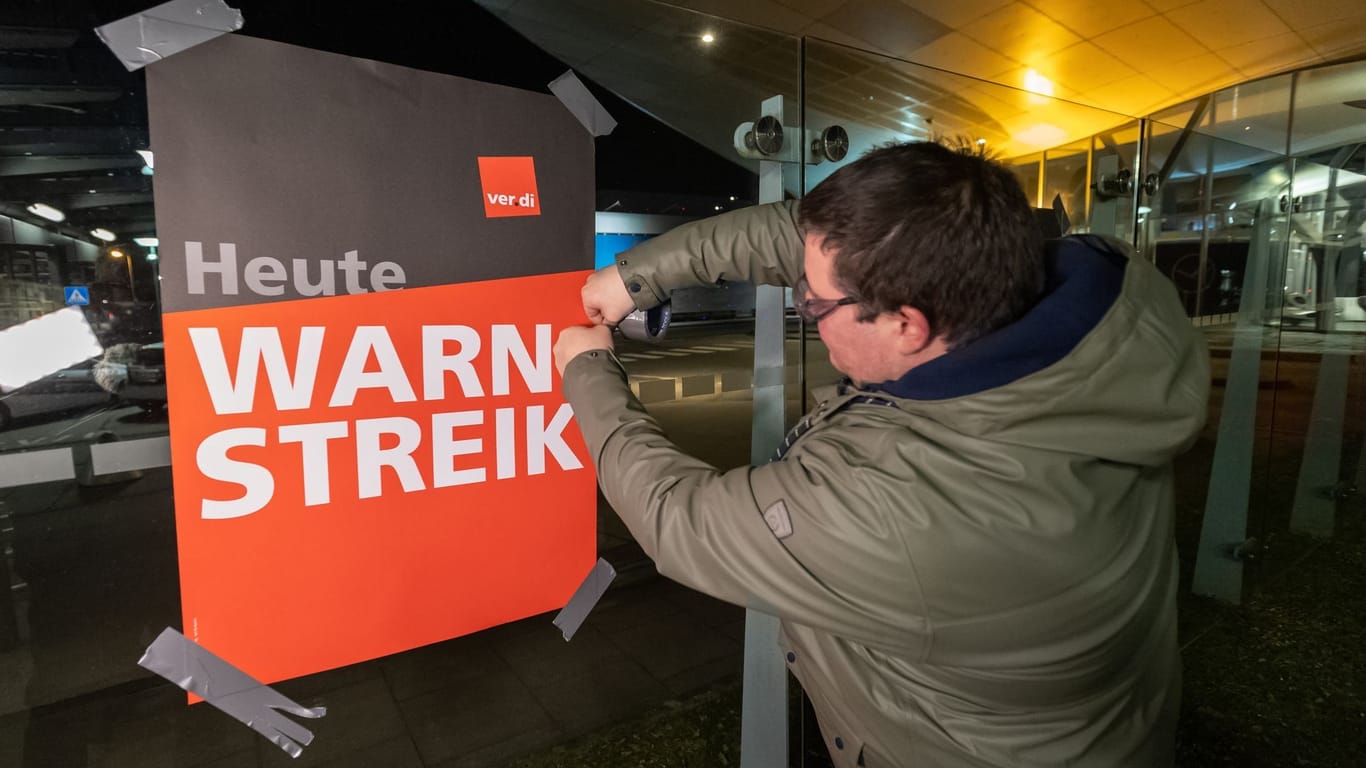 Verdi-Warnstreiks im Luftverkehr