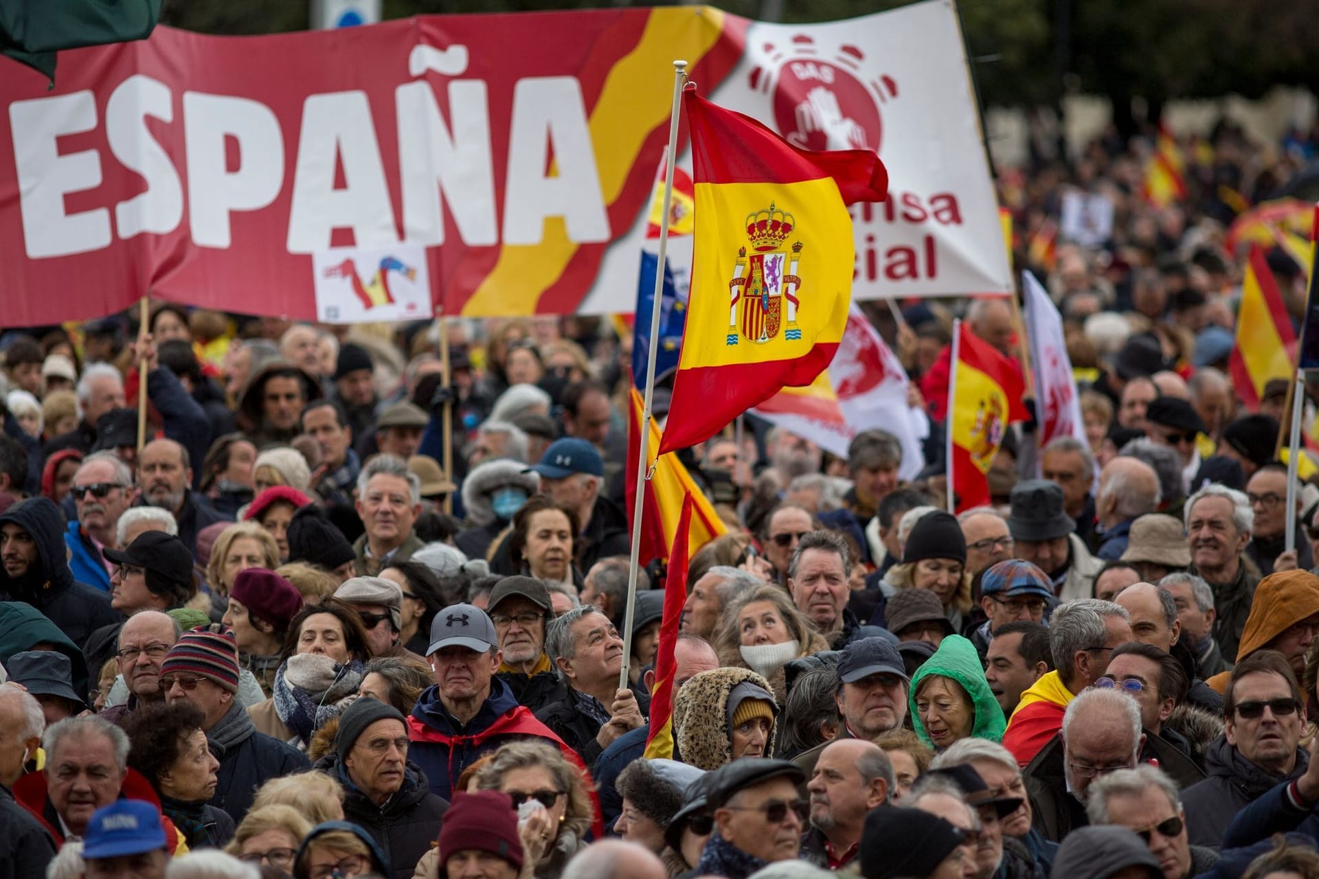 Protest in Madrid