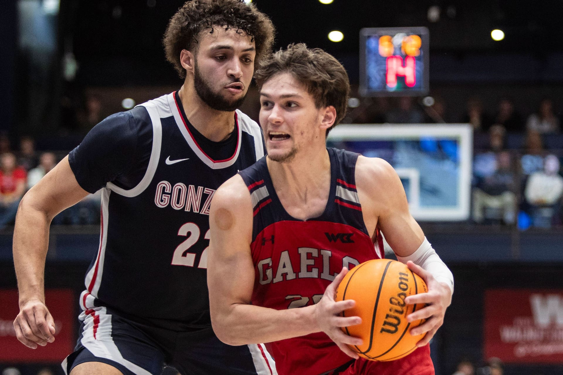 Ein Basketballspiel der Gonzaga Bulldogs in der NCAA (Symbolbild): Sie spielen in der "March Madness".