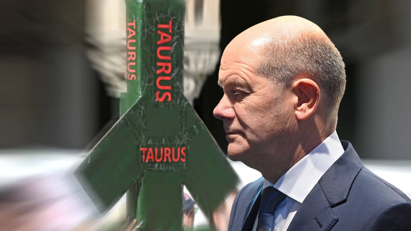 Olaf Scholz: Der Bundeskanzler sträubt sich gegen Taurus-Lieferungen an die Ukraine.