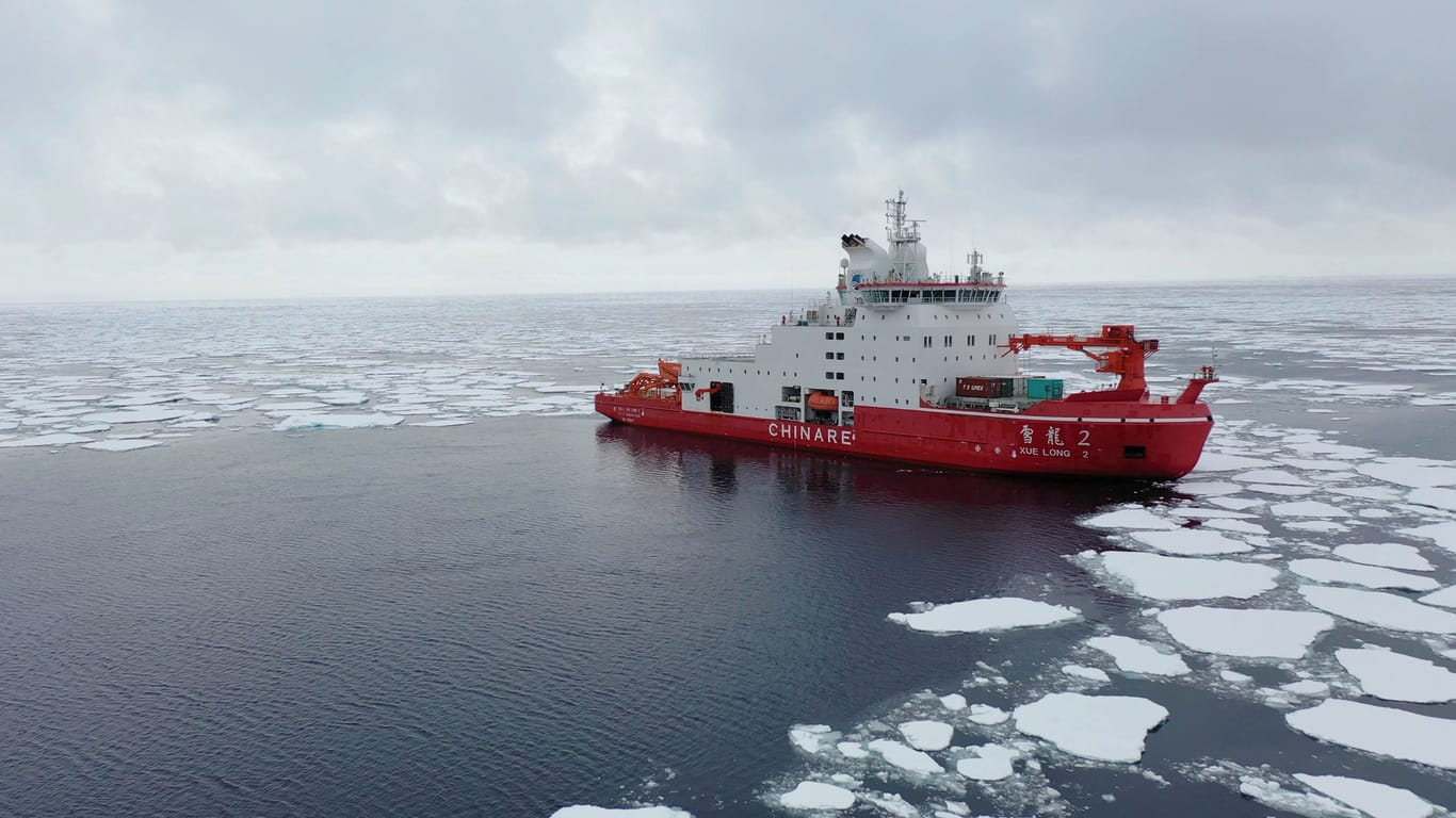 China baut seine Flotte an Eisbrechern aus: Damit versucht Peking seinen Einfluss an den Polarmeeren auszubauen.