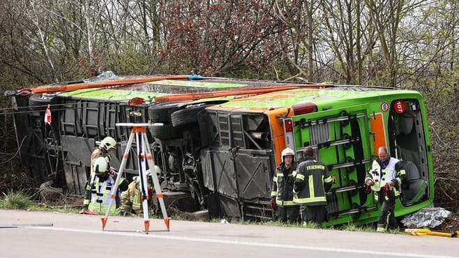 Flixbus-Unfall auf der A9: Bei dem Unglück starben fünf Menschen.