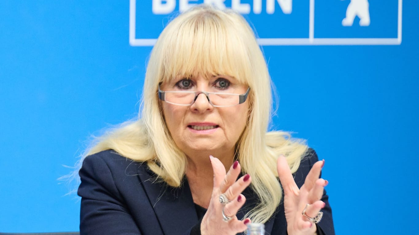 Iris Spranger (SPD), Berliner Senatorin für Inneres und Sport: Auf einer Pressekonferenz äußerte sie sich zur Bedrohungslage in Berlin nach einem mutmaßlich islamistischen Terroranschlag bei Moskau.