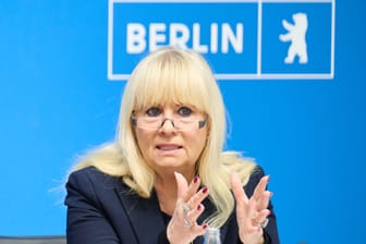 Iris Spranger (SPD), Berliner Senatorin für Inneres und Sport: Auf einer Pressekonferenz äußerte sie sich zur Bedrohungslage in Berlin nach einem mutmaßlich islamistischen Terroranschlag bei Moskau.