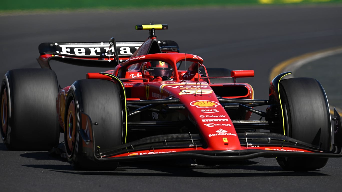 Carlos Sainz: Der Spanier triumphierte in seinem Ferrari.