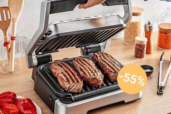 Heute ist ein Optigrill von Tefal bei Media Markt zum halben Preis im Angebot erhältlich.