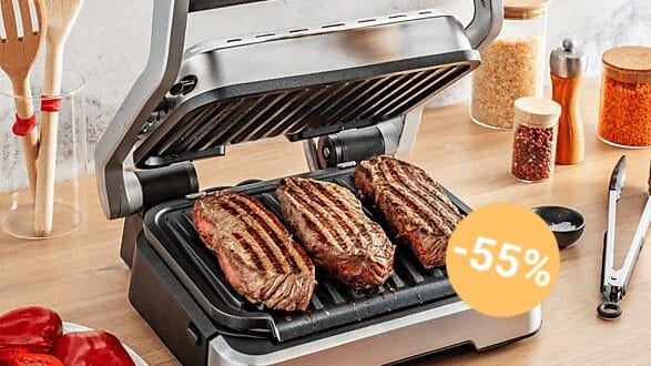 Heute ist ein Optigrill von Tefal bei Media Markt zum halben Preis im Angebot erhältlich.