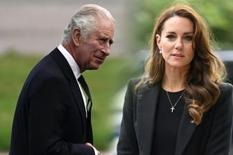 König Charles III. und Prinzessin Kate: Sie sind beide an Krebs erkrankt.