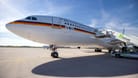 Der deutsche Regierungsflieger "Konrad Adenauer" (Archivbild): Die Lufthansa soll einen einstelligen Millionenbetrag für den Flieger bezahlt haben.