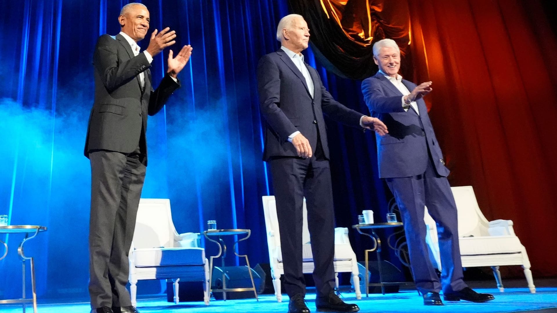 Obama, Biden und Clinton Obama, Biden und Clinton