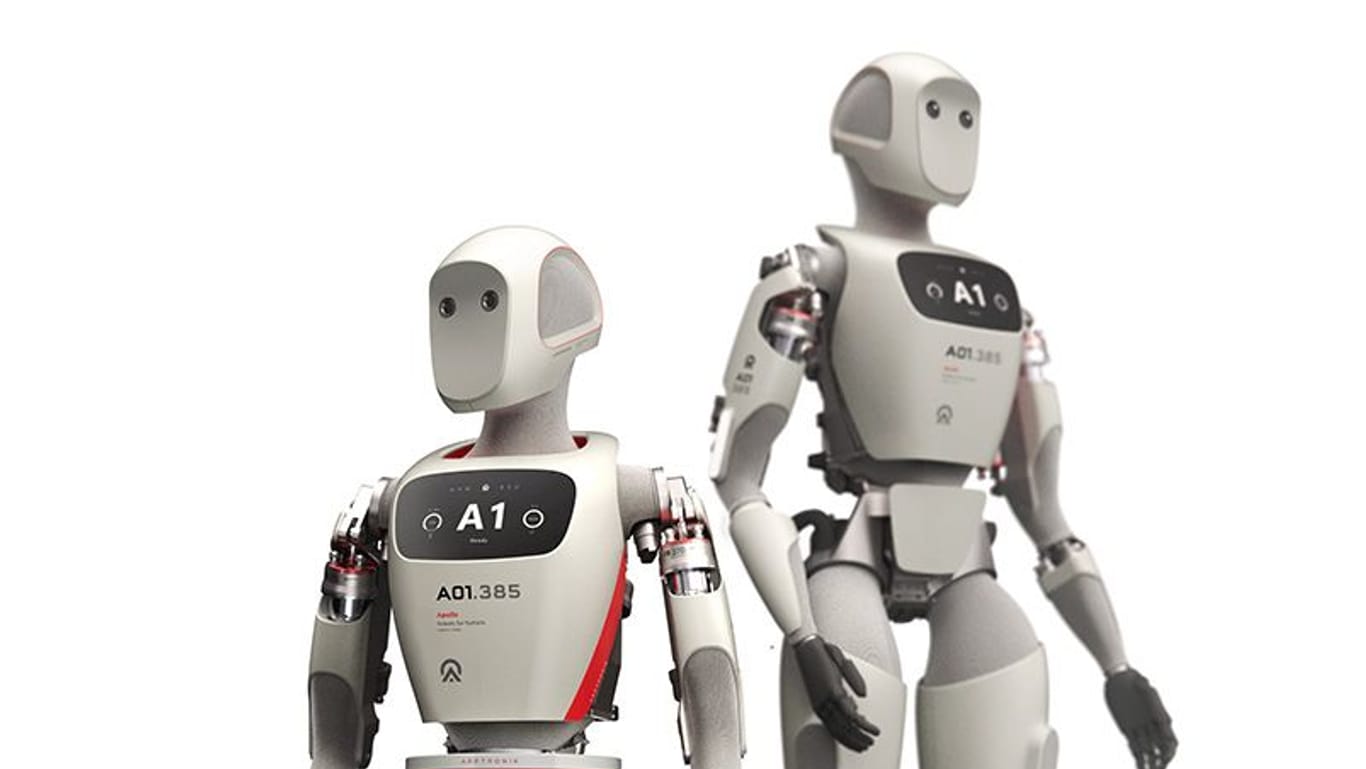 Die von Apptronik entwickelten Roboter sind 1,60 Meter groß und wiegen 75 Kilogramm.