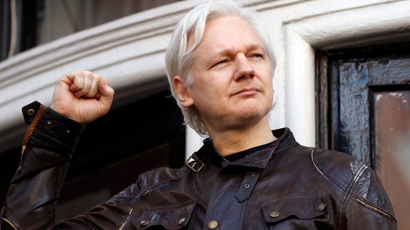 Julian Assange: Der Whistleblower saß fünf Jahre lang im britischen Hochsicherheitsgefängnis Belmarsh.