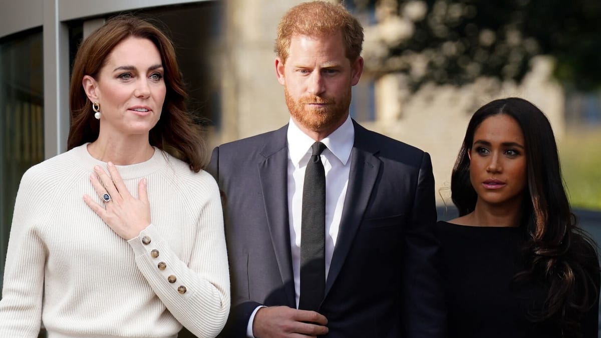 Controversy over video of Harry and Meghan after their message