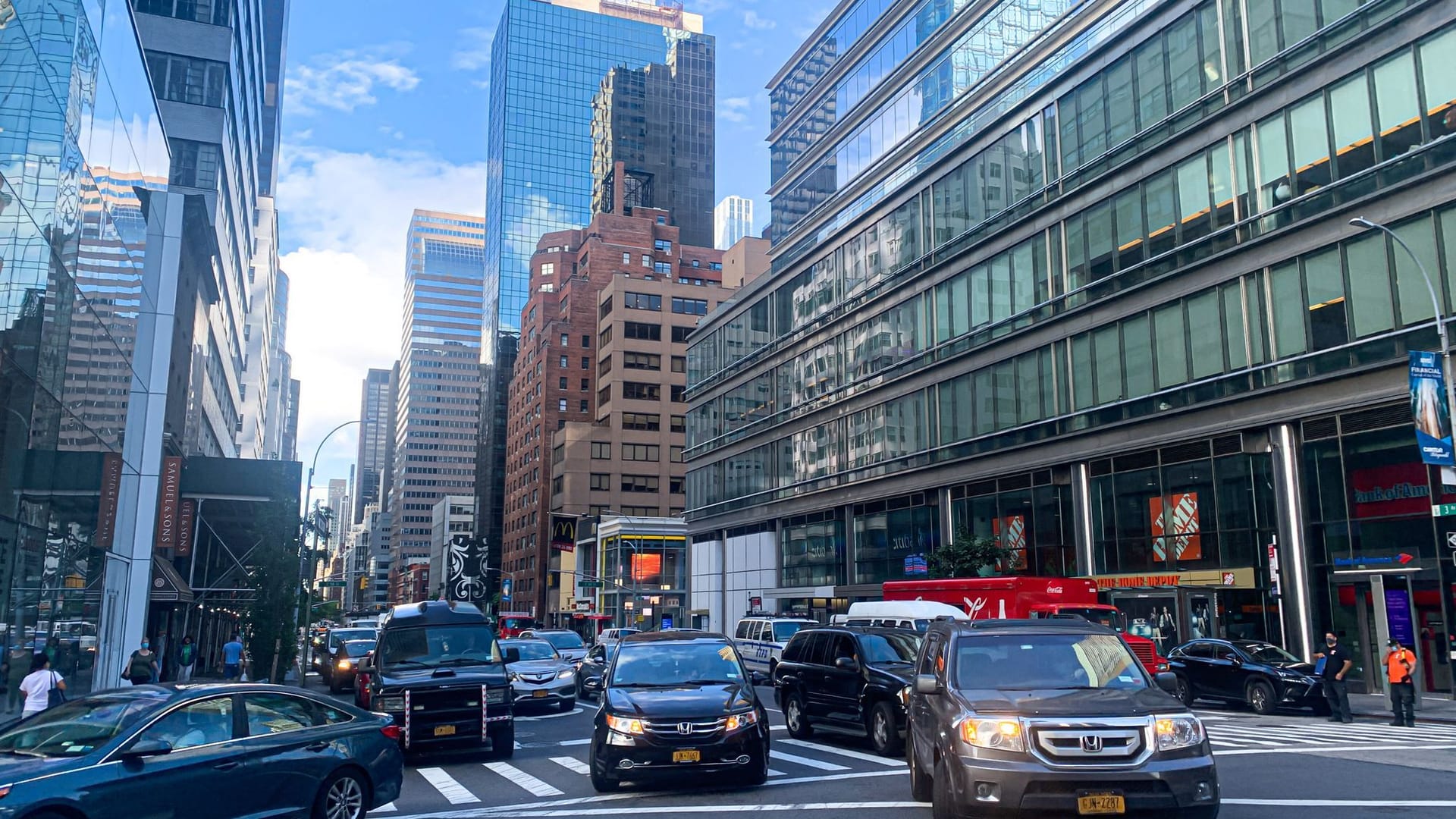 Straßenverkehr in New York Straßenverkehr in New York