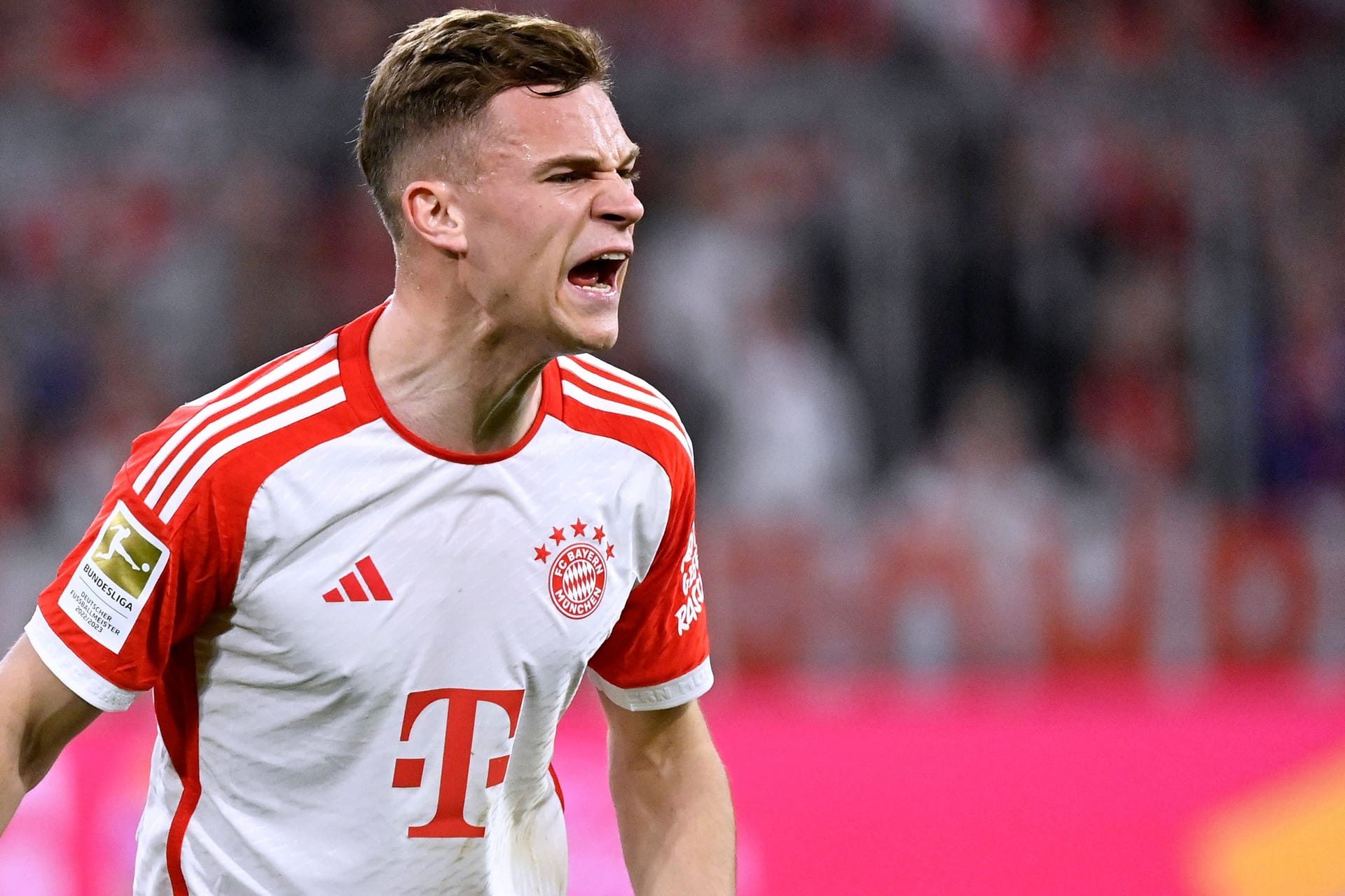 Joshua Kimmich: Der Rechtsverteidiger der Bayern war enttäuscht von der Leistung seines Teams.