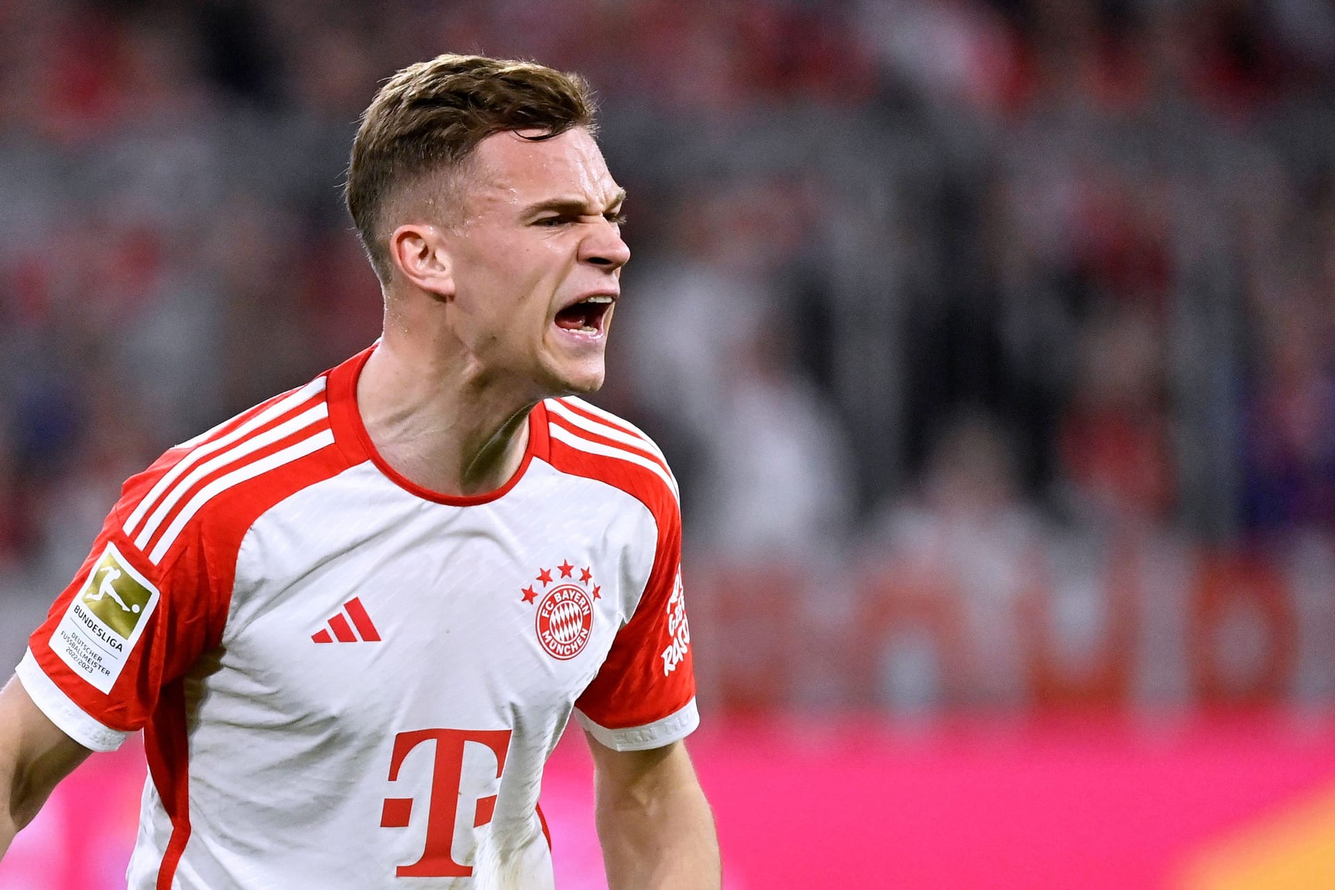 Joshua Kimmich: Der Rechtsverteidiger der Bayern war enttäuscht von der Leistung seines Teams.