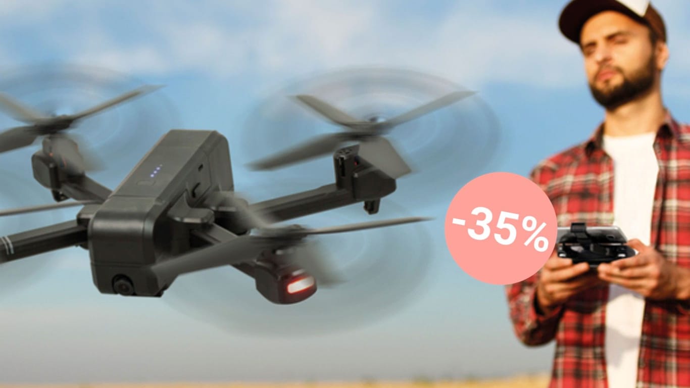 Derzeit bietet Aldi die Maginon-Drohne zu einem attraktiven Tiefpreis an.