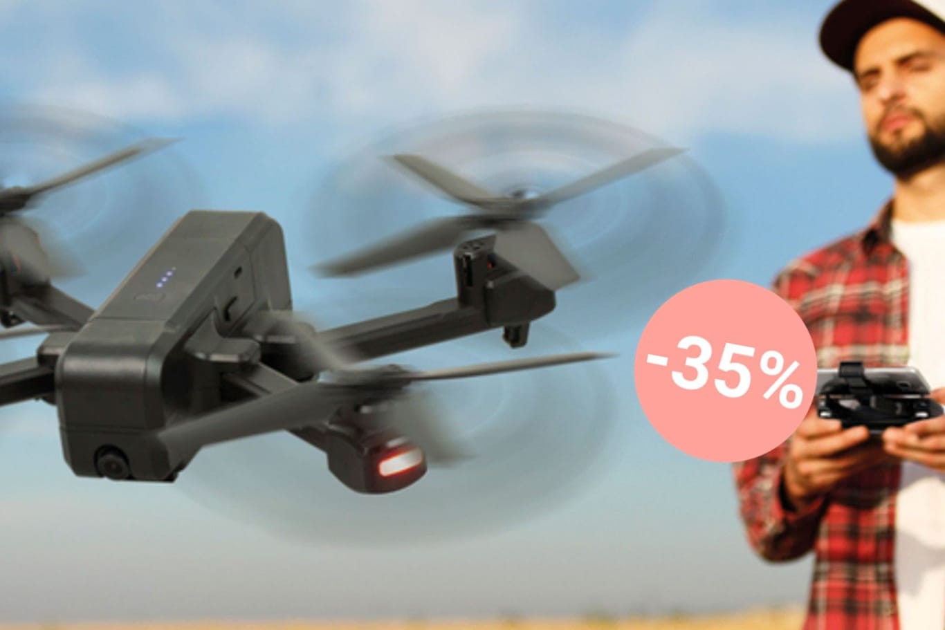 Derzeit bietet Aldi die Maginon-Drohne zu einem attraktiven Tiefpreis an.